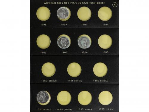 LOTES CENTENARIO. Lote 47 monedas. 1870 a 1912. GOBIERNO PRO