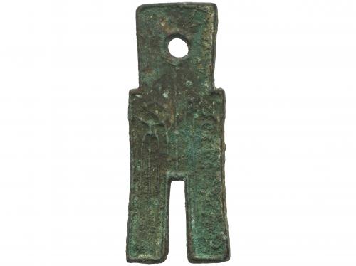 CHINA. Moneda azada/espada. (7-23 d.C.). WANG-MANG. 18,78 gr