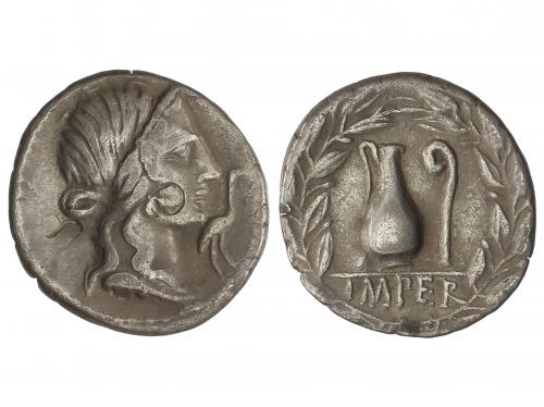 REPÚBLICA ROMANA. Denario. 81 a.C. CAECILIA. Q. Caecilius Me