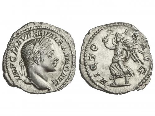 IMPERIO ROMANO. Denario. Acuñada el 222-228 d.C. ALEJANDRO S