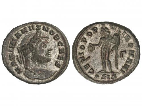 IMPERIO ROMANO. Follis. Acuñada el 305-311 d.C. GALERIO MAXI