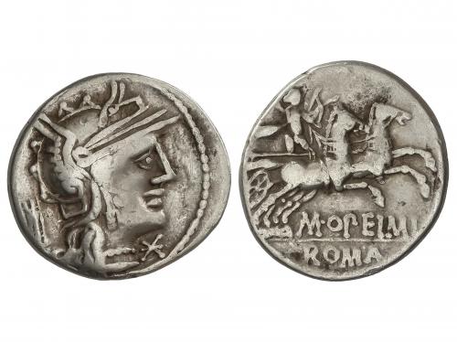 REPÚBLICA ROMANA. Denario. 131 a.C. OPIMIA. M. Opeimius. Anv
