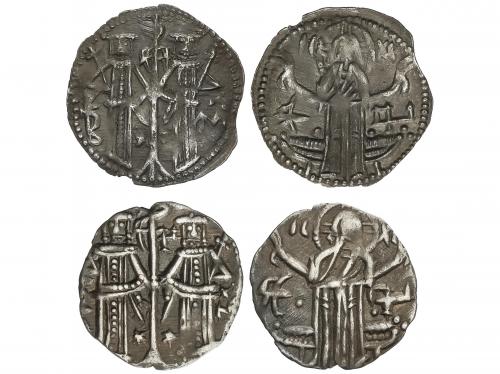BULGARIA. Lote 2 monedas Grosh. (1331-1371 d.C.). IVAN ALEXA