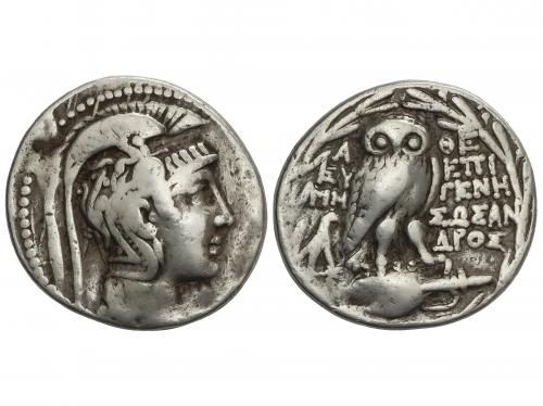 MONEDAS GRIEGAS. Tetradracma. 126-125 a.C. ATENAS. ATICA. An