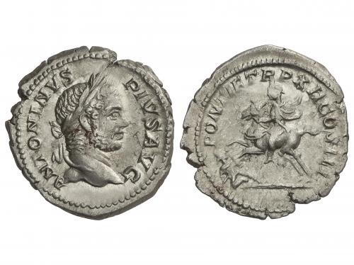 IMPERIO ROMANO. Denario. 201-210 d.C. CARACALLA. Anv.: ANTON