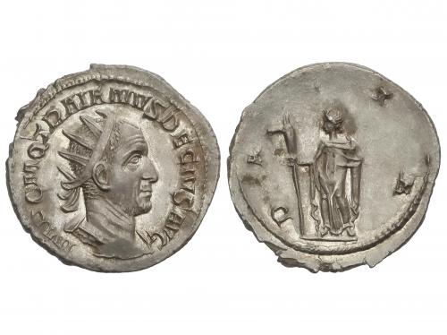 IMPERIO ROMANO. Antoniniano. Acuñada el 249-251 d.C. TRAJANO