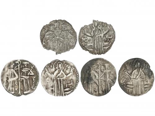 BULGARIA. Lote 3 monedas Grosh. (1331 - 1371 d.C). IVAN ALEX