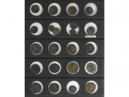 IMPERIO ROMANO. Lote 72 monedas Pequeños bronces de bajo imp