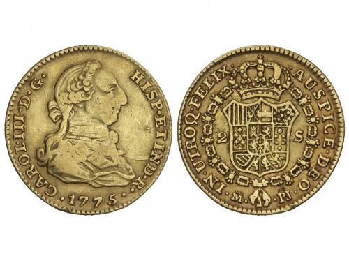 CARLOS III. 2 Escudos. 1775. MADRID. P.J. 6,66 grs. (Pequeño