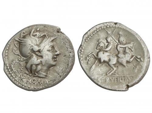 REPÚBLICA ROMANA. Denario. 136 a.C. SERVILIA. C. Servilius M