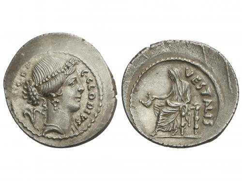 REPÚBLICA ROMANA. Denario. 41 a.C. CLAUDIA. C. Claudius C. f