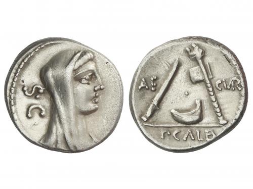 REPÚBLICA ROMANA. Denario. 69 a.C. SULPICIA. P. Sulpicius Ga