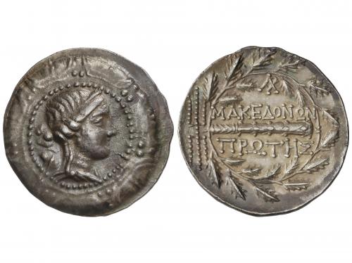 MONEDAS GRIEGAS. Tetradracma. 167-149 a.C. AMPHIPOLIS. MACED