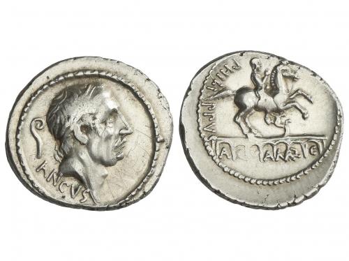 REPÚBLICA ROMANA. Denario. 56 a.C. MARCIA. C. Marcius Philip