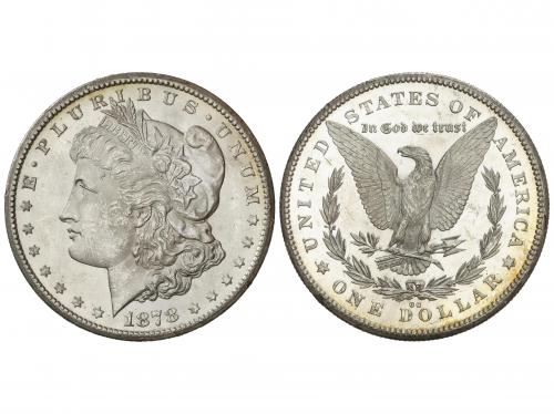 ESTADOS UNIDOS. 1 Dólar. 1878-CC. CARSON CITY. 26,71 grs. AR