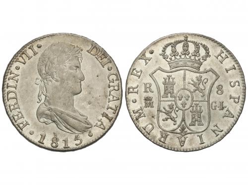 FERNANDO VII. 8 Reales. 1815. MADRID. G.J. 27,1 grs. (Leves 