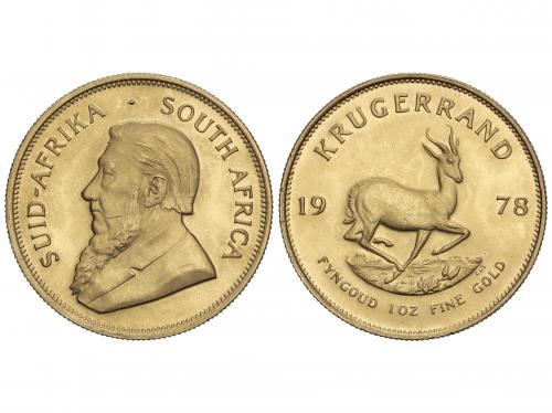 SUDÁFRICA. Krugerrand. 1978. 33,87 grs. AU. Fr-B1; KM-73. SC