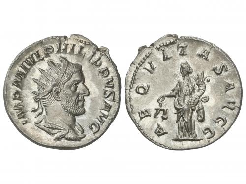 IMPERIO ROMANO. Antoniniano. Acuñada el 244-247 d.C. FILIPO 