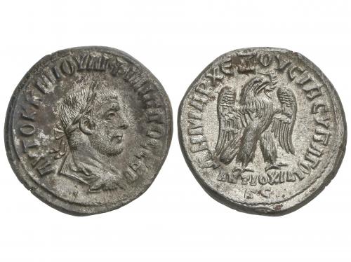 IMPERIO ROMANO. Tetradracma. Acuñada el 244-249 d.C. FILIPO 