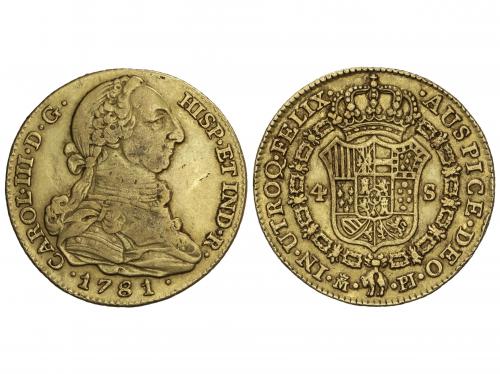 CARLOS III. 4 Escudos. 1781. MADRID. P.J. 13,34 grs. AC-1785