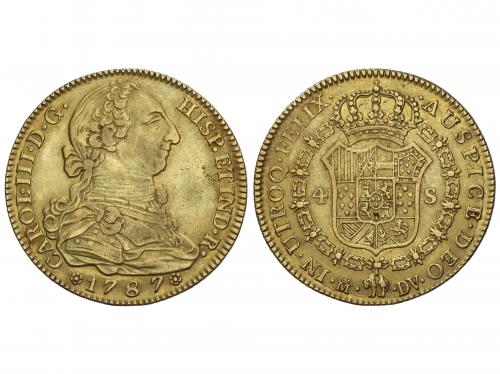 CARLOS III. 4 Escudos. 1787. MADRID. D.V. 13,37 grs. AC-1793