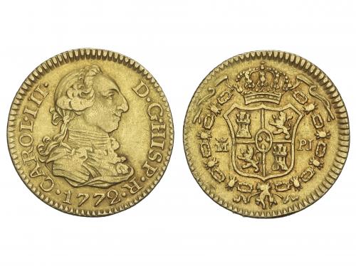 CARLOS III. 1/2 Escudo. 1772. MADRID. P.J. 1,75 grs. AC-1256