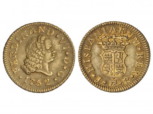 FERNANDO VI. 1/2 Escudo. 1752. MADRID. J.B. 1,75 grs. AC-555