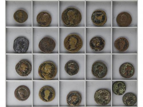 IMPERIO ROMANO. Lote 50 monedas cobre. AE. La mayoría sester