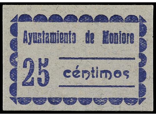 ANDALUCÍA. 25 Céntimos. Ay. de MONTORO (Córdoba). Cartón. RG