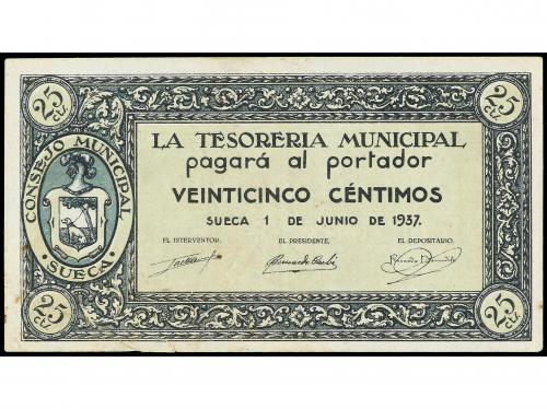 VALENCIA. 25 Céntimos. 1 Junio 1937. LA TESORERÍA MUNICIPAL 