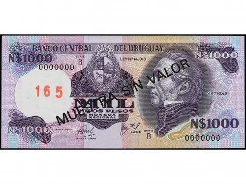 BILLETES EXTRANJEROS. Specimen 1.000 Nuevos Pesos. (1981). U