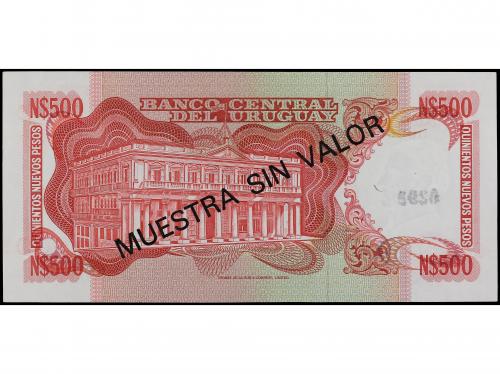 BILLETES EXTRANJEROS. Specimen 500 Nuevos Pesos. (1978). URU