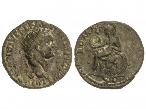 IMPERIO ROMANO. Dupondio. 79-81 d.C. TITO. Anv.: IMP T CAES 