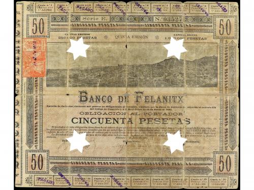 ANTIGUOS. Obligación de 50 Pesetas. 1 Julio 1903. BANCO DE F