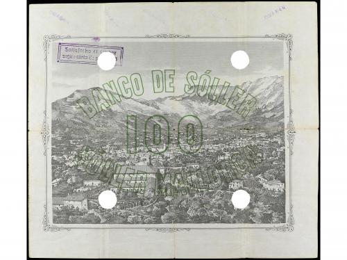 ANTIGUOS. Obligación de 100 Pesetas. 1 Enero 1930. BANCO DE 