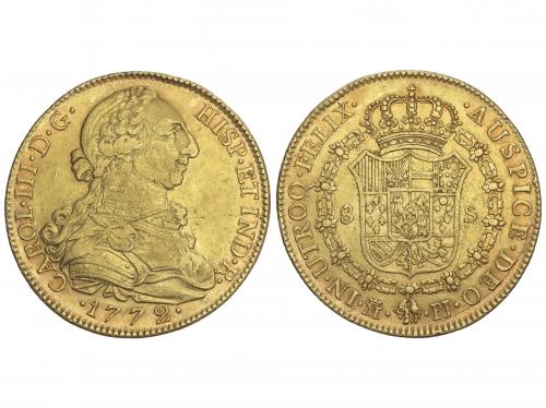 CARLOS III. 8 Escudos. 1772. MADRID. P.J. 26,94 grs. (Leves 