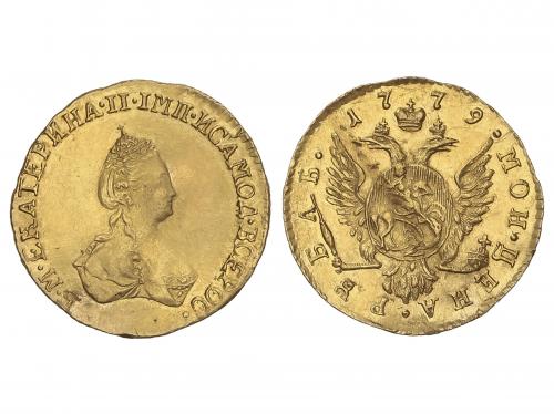 RUSIA. Rouble. 1779. CATHERINE II. SAINT PETERSBURG. 1,25 gr