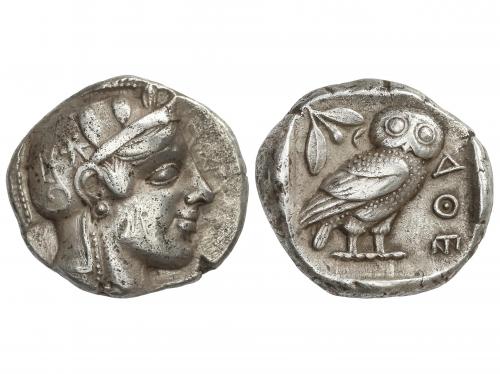 MONEDAS GRIEGAS. Tetradracma. 465-460 a.C. ATENAS. ATICA. An