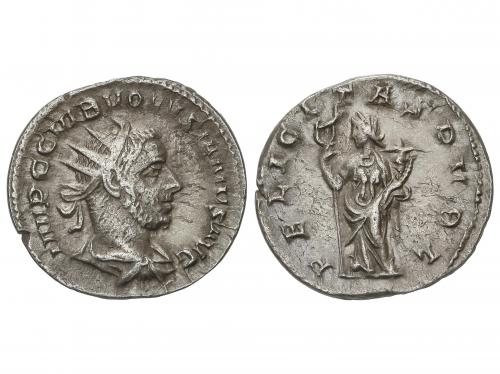 IMPERIO ROMANO. Antoniniano. 251-253 d.C. VOLUSIANO. Rev.: F