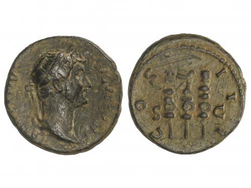 IMPERIO ROMANO. Cuadrante. 117-138 d.C. ADRIANO. Anv.: HADRI