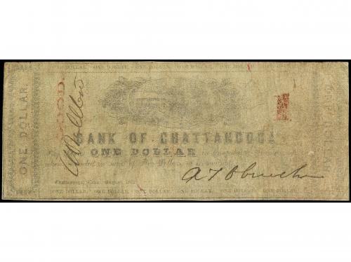 BILLETES EXTRANJEROS. 1 Dollar. 1862. ESTADOS UNIDOS. BANK O