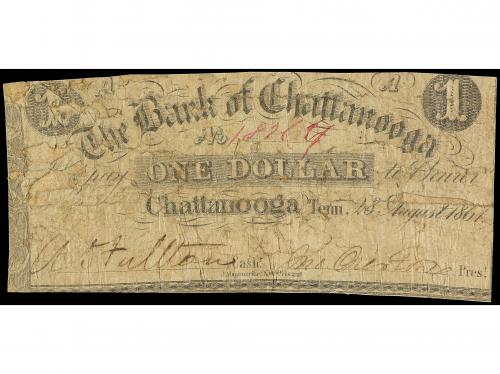 BILLETES EXTRANJEROS. 1 Dollar. 1861. ESTADOS UNIDOS. BANK O