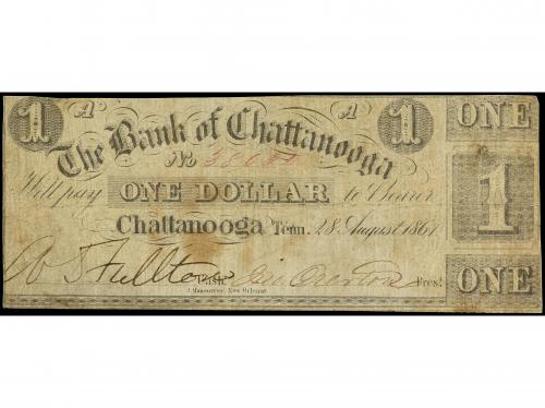 BILLETES EXTRANJEROS. 1 Dollar. 1861. ESTADOS UNIDOS. BANK O