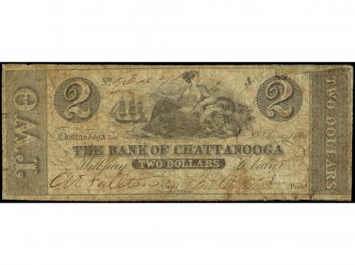 BILLETES EXTRANJEROS. 2 Dollars. 1861. ESTADOS UNIDOS. BANK 