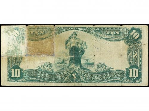 BILLETES EXTRANJEROS. 10 Dollars. 1905. ESTADOS UNIDOS. FIRS