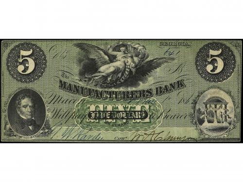 BILLETES EXTRANJEROS. 5 Dollars. 1 Mayo 1862. ESTADOS UNIDOS