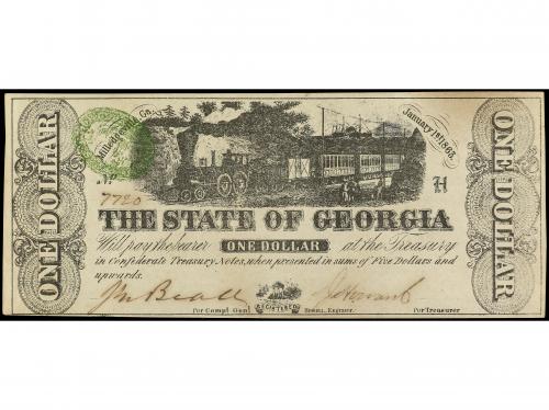 BILLETES EXTRANJEROS. 1 Dollar. 1 Enero 1863. ESTADOS UNIDOS