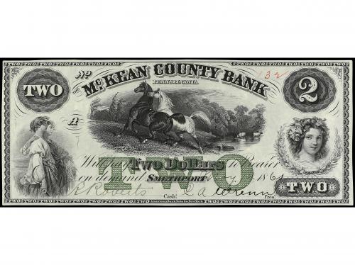 BILLETES EXTRANJEROS. 2 Dollars. Mayo 1861. ESTADOS UNIDOS. 
