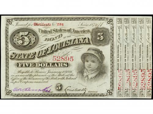 BILLETES EXTRANJEROS. 2 Dollars. 1 Enero 1886. ESTADOS UNIDO