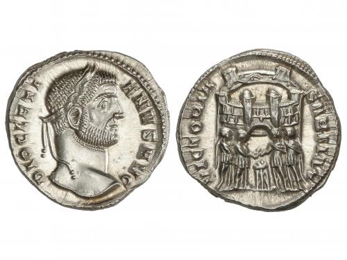 IMPERIO ROMANO. Argénteo o Silícua. 294 d.C. DIOCLECIANO. An